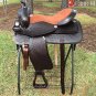 TO515DB Hilason Treeless Western Barrel Trail Saddle 17