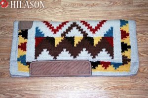 LB161 HILASON WESTERN MEMORY FOAM WOOL SADDLE PAD BLANKET NEW ZEALAND