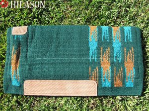 LB163 HILASON WESTERN MEMORY FOAM WOOL SADDLE PAD BLANKET NEW ZEALAND