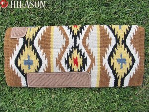 LB173 HILASON WESTERN MEMORY FOAM WOOL SADDLE PAD BLANKET NEW ZEALAND