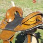 AW112ALB Hilason Treeless Western Trail Barrel Saddle 17