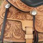 TO508 Hilason Treeless Western Barrel Trail Saddle 16