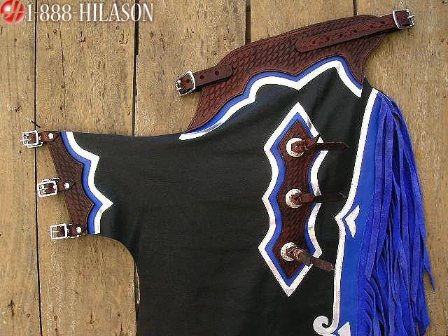 540 Bull Riding Soft Smooth Leather Rodeo Western Chaps