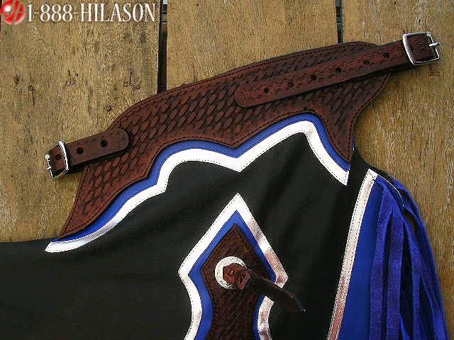 540 Bull Riding Soft Smooth Leather Rodeo Western Chaps