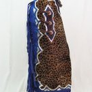 566 BULL RIDING CHEETAH HAIR ON LEATHER RODEO CHAPS