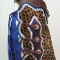 566 BULL RIDING CHEETAH HAIR ON LEATHER RODEO CHAPS