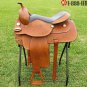 TO533 Hilason Treeless Western Barrel Trail Saddle 16