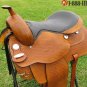 TO533 Hilason Treeless Western Barrel Trail Saddle 16