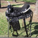 TO514 Hilason Treeless Western Barrel Trail Saddle 15