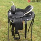 TO504BK Hilason Treeless Western Barrel Trail Saddle 16