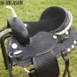 TO504BK Hilason Treeless Western Barrel Trail Saddle 16