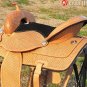 ASTO100 Hilason Treeless Western Barrel Trail Pleasure Saddle 18