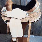 TO532 Hilason Treeless Western Barrel Trail Saddle 14