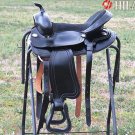 Hilason Treeless Western Barrel Trail Saddle 15 TO524BK