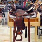 TO100DBF- HILASON TREELESS WESTERN TRAIL BARREL RACING SADDLE 14" 15" 16" 17"