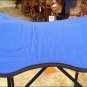 ET-945-F EQUI-LOK CONTOURED BARREL RACER FELT SADDLE PAD - ZEBRA