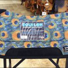 ET-988-PCKF- EQUI-LOK ELITE SERIES SQUARE SKIRT TRAIL SADDLE PAD - PEACOCK
