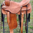 OS712TCF- HILASON WESTERN CUTTING CUTTER ROPING RANCH TRAIL COWBOY SADDLE 16