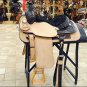 F-RS100 HILASON WESTERN RANCH COWBOY ROPING SADDLE 15.5