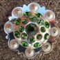 CN018F- 1 GREEN RHINESTONE BERRY CONCHOS CRYSTALS HEADSTALL TACK COWGIRL 1.5INCH