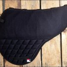 F-TA201 HILASON ENGLISH TREELESS GEL SADDLE PAD WITH ANTI-SLIP - BLACK