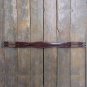 HILASON BROWN PADDED LEATHER ENGLISH SADDLE GIRTH W/ ELASTIC & ROLLER BUCKLES