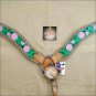 NEW HILASON WESTERN HAND PAINT HAND TOOL LEATHER HORSE BREAST COLLAR SC270
