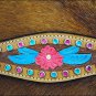 NEW WESTERN LEATHER HAND TOOL HAND PAINT HEADSTALL BREAST COLLAR RHINESTONE S93