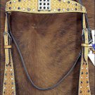 NEW HILASON WESTERN TACK HAND TOOL LEATHER HORSE BRIDLE HEADSTALL W/ CONCHO N01