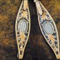 HILASON LEATHER WESTERN BLING RHINESTONE INLAY ONE EAR HORSE BRIDLE HEADSTALL G9