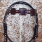 NEW HILASON LEATHER HORSE BRIDLE HEADSTALL WESTERN TACK DARK BROWN S4