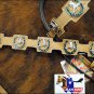 NEW HILASON HORSE HEADSTALL BREAST COLLAR WESTERN LEATHER W/ HORSESHOE CONCHO N4