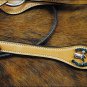NEW HILASON HORSE HEADSTALL BREAST COLLAR WESTERN LEATHER W/ HORSESHOE CONCHO N4