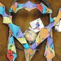 RAINBOW NEW WESTERN LEATHER HORSE BRIDLE HEADSTALL BREAST COLLAR HAND PAINT