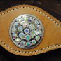 HILASON HORSE HEADSTALL BRIDLE BREAST COLLAR WESTERN LEATHER W/ BERRY CONCHO S08