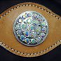 HILASON HORSE BREAST COLLAR WESTERN LEATHER BLING BERRY AB CRYSTAL CONCHO S91