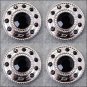 CN078F- 16 BLACK CRYSTAL RHINESTONE WHEEL CONCHOS BLING HEADSTALL TACK COWGIRL