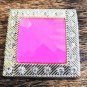 CN041F- 16 LIGHT FUSCHIA SQUARE RHINESTONE CRYSTALS CONCHOS BLING HEADSTALL TACK