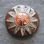 CN068F- 4 COPPER DOME ROUND CONCHOS BLING HEADSTALL TACK SADDLE COWGIRL