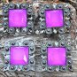 CN019F- 4 ROSE SQUARE RHINESTONE  CRYSTAL CONCHOS  HEADSTALL BLING COWGIRL TACK
