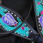 F-CSBH WESTERN SYNTHETIC TRAIL PLEASURE SADDLE 16 W/ BRIDLE & BREAST COLLAR SET