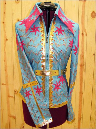 SS2253F- HILASON HORSEMANSHIP SHOWMANSHIP RAIL PLEASURE JACKET SHIRT RAIL - SML