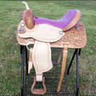 F-TT284 HILASON FLEX-TREE BARREL RACING TRAIL RIDING WESTERN SADDLE 17