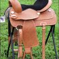 AS100F- HILASON TREELESS WESTERN BARREL TRAIL SADDLE 16