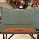 EQUI-TECH HEAVY DUTY SERIES BISON TOUGH TACKY TACK BASE SADDLE PAD - OLIVE