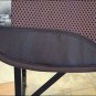 ET-505F- EQUI-TECH CONTOURED GAITED SADDLE PAD W/ TACKY TACK BASE - BROWN