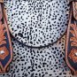 HILASON WESTERN LEATHER HORSE BRIDLE HEADSTALL BREAST COLLAR BLACK INLAY S462