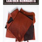 LEATHER REMNANT BAG BRIDLE LEATHER BY WEAVER LEATHER - BLACK & CHESTNUT