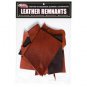 LEATHER REMNANT BAG BRIDLE LEATHER BY WEAVER LEATHER - BLACK & CHESTNUT