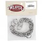 ENGLISH NICKEL PLATED CURB CHAIN WITH HOOKS BY WEAVER LEATHER
